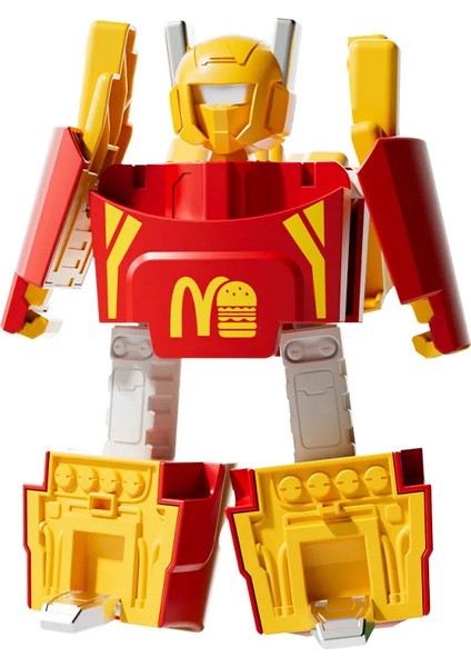 Dönüşüm Makine Modeli Oyuncak Çift Form Dönüşüm Robot Oyuncak Simülasyon Dondurma Kızartma Burger Oyun Evi Çocuk Sürpriz Hediye (Yurt Dışından) modelleri