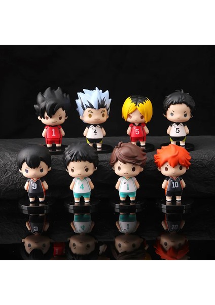 8 Adet/takım Haikyuus Aksiyon Figürü Oyuncakları Q Versiyonu Kenma Kozume Shoyo Hinata Kotaru Bokuto Yu Nishinoya Voleybol Model Bebekler (Yurt Dışından) fiyatları