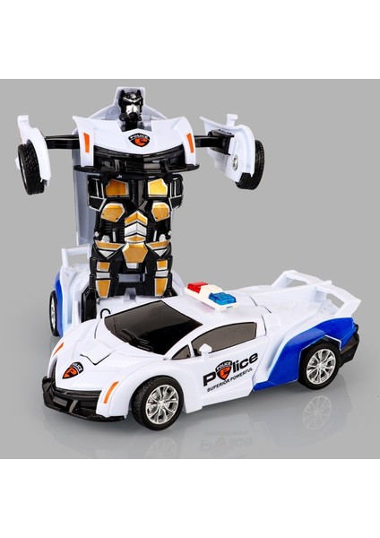 2 In 1 Tek Tuşla Deformasyon Oyuncak Arabalar Otomatik Dönüşüm Robot Plastik Model Çarpışma Dönüştürücü Komik Döküm Oyuncak Çocuklar Hediyeler (Yurt Dışından) fiyatları