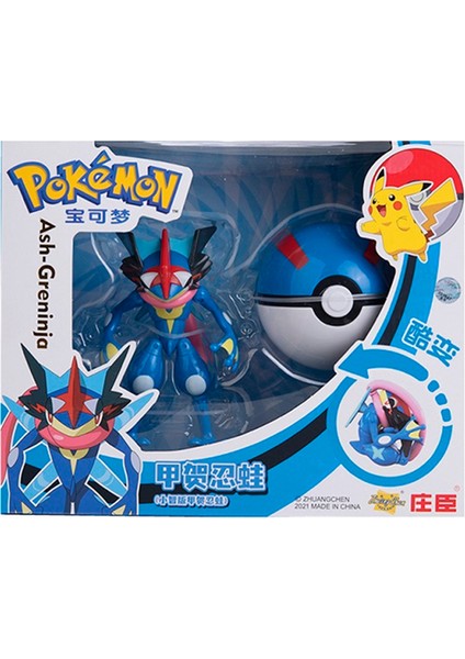 Yeni Pokemon Rakamlar Orijinal Orijinal Kutusu Pikachu Charizard Greninja Cep Canavar Pokeball Eylem Deformasyon Modeli Oyuncaklar Hediye (Yurt Dışından)