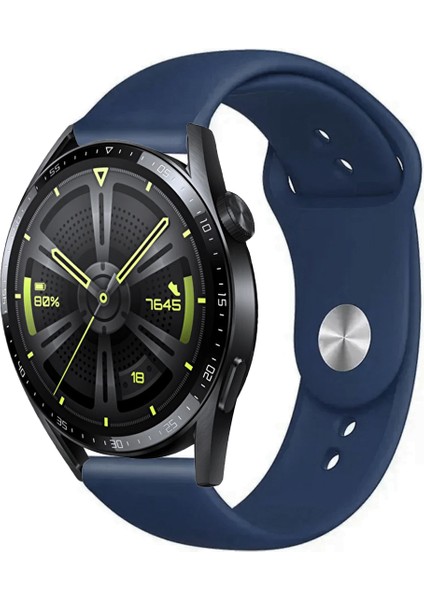 Huawei Watch Gt3 46MM Akıllı Saat Uyumlu Yumuşak Dokulu Silikon Kordon Kayış