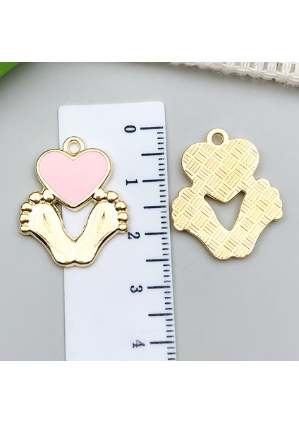 Çizgi Film Ayak Kolye Yağ Damlası Alaşım Aksesuarları Dıy Sevimli Küpe Bilezik Anahtarlık Okul Çantası Takı Küçük Kolye (Yurt Dışından)