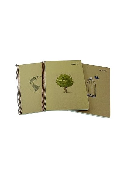 Mynote Kraft Defter A4 120 Yp Kareli