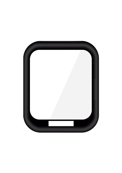 Microsonic Amazfit Bip U Pro Tam Kaplayan Nano Cam Ekran Koruyucu Siyah