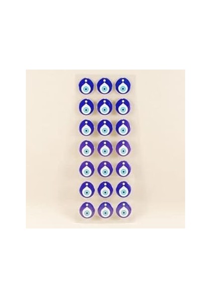 Parti̇ Vi̇tri̇ni̇ Nazar Boncuğu Sticker 21 Adet 1.8 cm x 1.9 cm