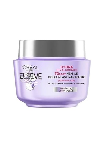 L’oréal Paris Hydra 72 Saat Nem ile Dolgunlaştıran Maske 300 ml