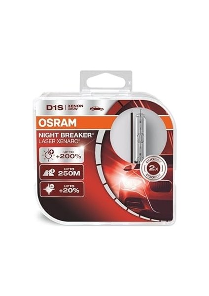 D1S Night Breaker Laser Xenon AMPÜL%200 Parlak Işık 2 Adet