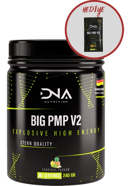 Big Pmp Pre-Workout 240 gr Tropik Meyve Aromalı