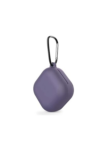 Microsonic Galaxy Buds 2 Pro Kılıf Askılı Mat Silikon Lavanta Grisi [buds 2 Pro ile Uy
