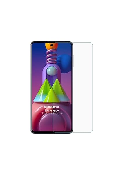 Microsonic Galaxy M51 Nano Glass Screen Protector