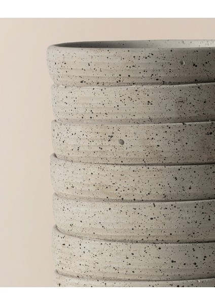 Ella Saksı - Soft Gri - 14 cm fiyatları