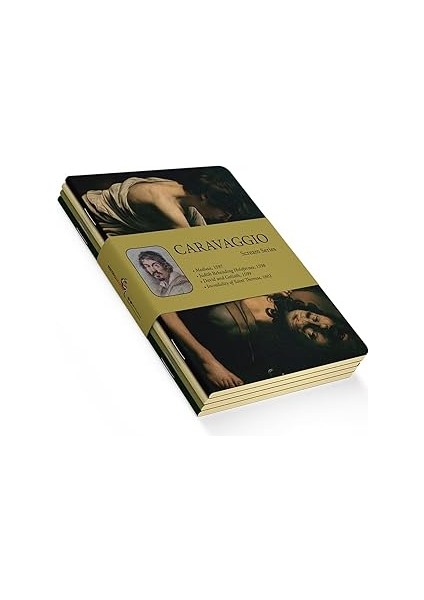 Retronote Scream Series - A5, Caravaggio 4'lü Defter Seti Ii, Çizgisiz, Toplam 256 Sayfa, Her Biri