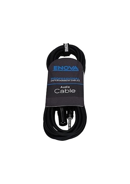 Enova 5 M Xlr Erkek - 1/4 "Fiş 3 Kutuplu Mikrofon Kablosu 3 Pimli Analog Ve Cırt Cırtlı Aes
