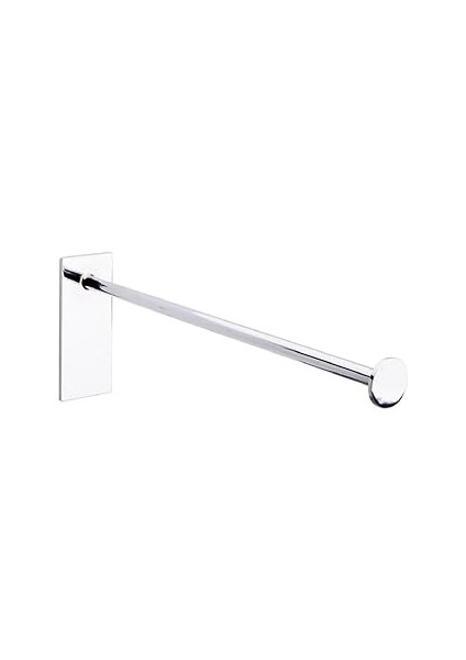 System Nowo Duvara Monte Yapışkanlı Dikey Havluluk Krom Renk 119X301X45 mm