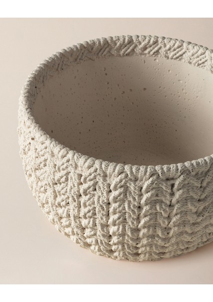 Dolly Saksı - Ekru - 18 cm modelleri