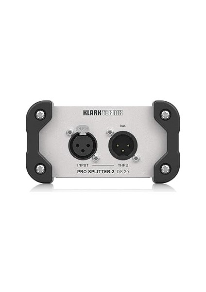 Klark Teknik Ds20 Pro Splitter 2 Pasif 1-In/2-Out Sinyal Dağıtıcı, Midas Transformatörlü Ve Genişle