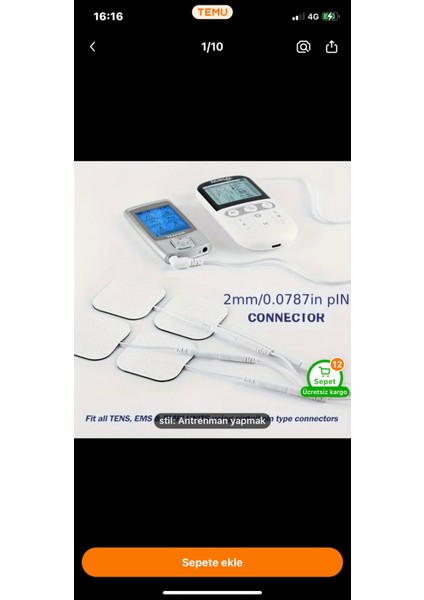 Tens Elektrodu Tens Pedi modelleri