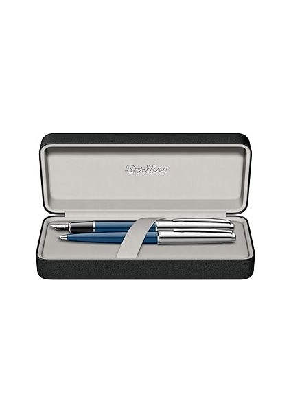 Scrikss Metropolis 78 Dolma Kalemtükenmez Kalem Takım Lacivert