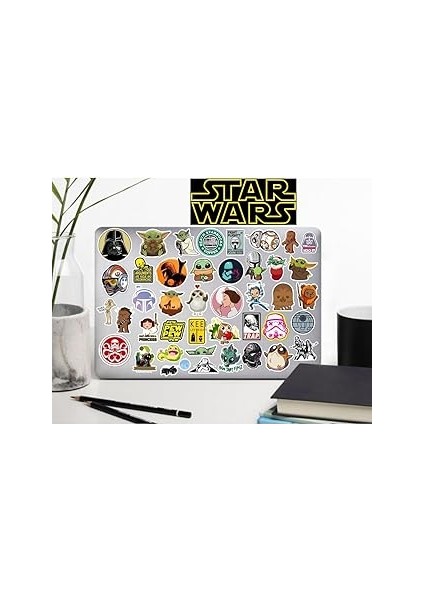 Ms Major Selection Star Wars Yıldız Savaşları Sticker Telefon Laptop Notebook Tablet Defter Matara