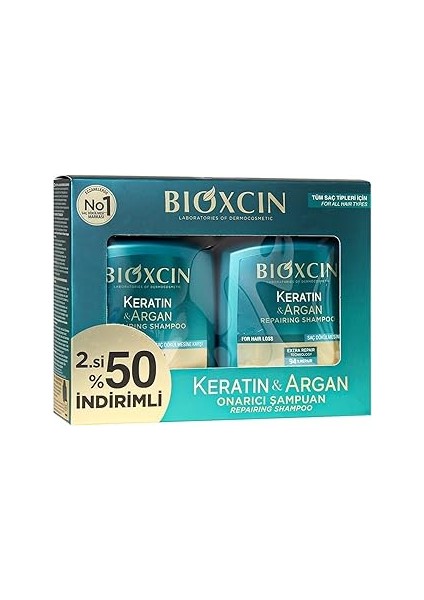 Keratin Argan Şampuan 300 ml 2.si%50