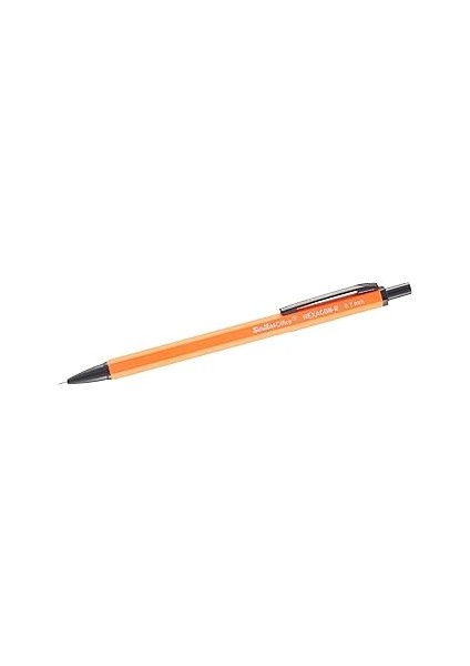 Scrikss Office Hexagonr Mekanik Kurşun Kalem Turuncu 0.7 mm