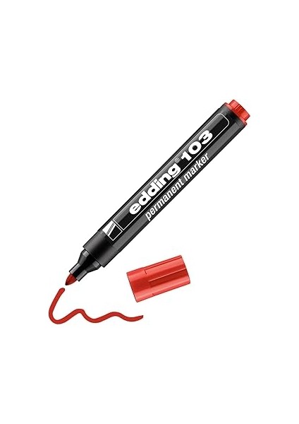 Edding 103 Permanent Markör Kırmızı