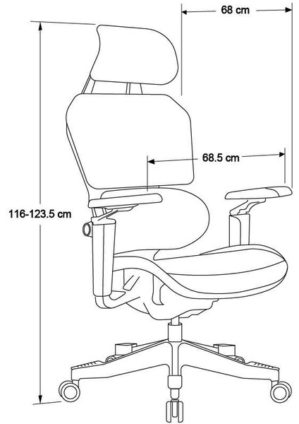 Adore Gaming Epic Profesyonel Oyuncu ve Yönetici Koltuğu-Siyah File-Kırmızı 68,5X116-123,5X68 cm (Gxyxd)