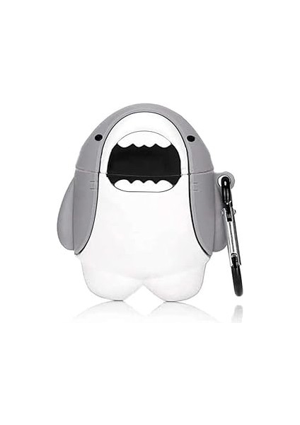 Microsonic Huawei Freebuds 5 Kılıf Cartoon Figürlü Silikon Crtn-Fgr-Kpkblk [freebuds 5 ile Uyu