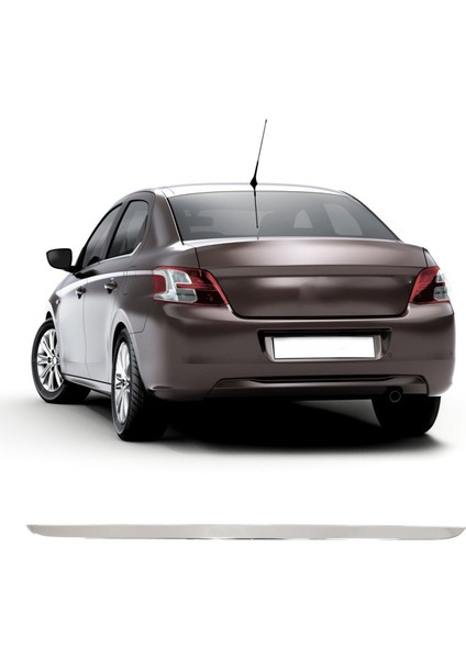 Peugeot 301 Uyumlu 2012 ve Üzeri Krom Bagaj Alt Çıtası Paslanmaz Çelik fiyatları