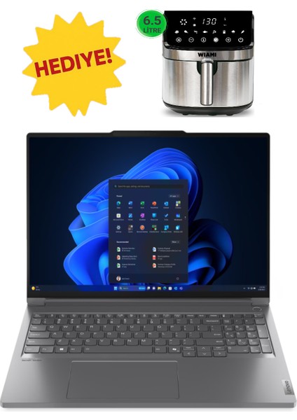 Thinkbook 16P G5 Irx 21N50024TRM2 I9-14900HX 32 GB 1 Tb SSD RTX4060 Windows 11 Pro 16" Taşınabilir Bilgisayar