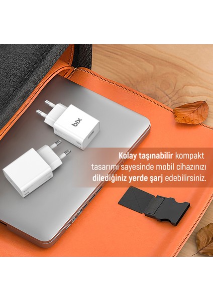 BX-M10TA , Xiaomi, Huawei Uyumlu Orijinal 10W Hızlı Şarj Adaptörü & Micro USB Kablo