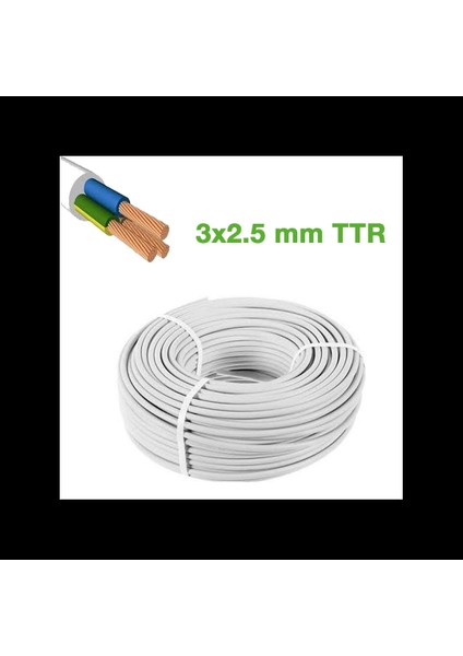 Ttr 3x2.5mm Kablo 100MT Şahan Bfa
