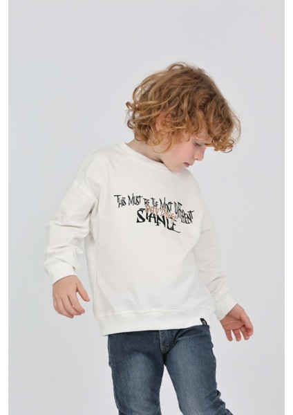 Erkek Çocuk Tnty Design Baskılı Sweatshirt fiyatları