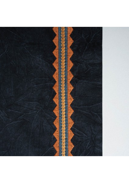 Hazar Çift Kişilik Nevresim Takımı %100 Organik Pamuk Saten Parça Boya Siyah 200X220 cm
