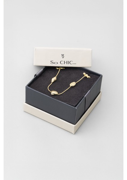 Thalassa 18 Ayar Sarı Altın Kaplama 45 cm Gümüş Kolye indirimleri