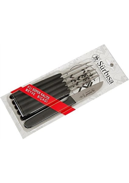 61007 Meyve Takımı (6'Li) Meyve Bıçağı