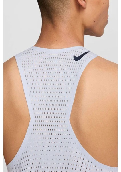 Dri Fit Aeroswift Running Adv Singlet Tank Top Lazer Kesim Koşu Atleti Açık Mavi fırsatları