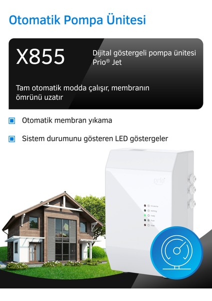 MOD620 Tanksız Direkt Akışlı Pompalı Su Arıtma Cihazı