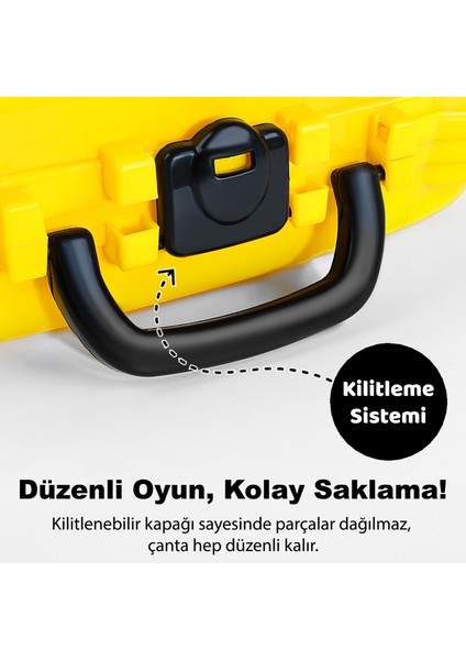 20 Parça Tekerlekli Oyuncak Tamir Seti - Çantalı Eğitici Meslek Oyunu Çocuk Tamir Çantası indirimleri