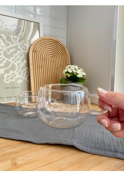 4lü Çift Cidarlı Fincan 200ml modelleri