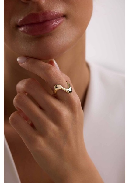 14 Ayar Altın Sarmal Tasarım Yüzük fiyatları