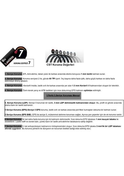 Platinum Protector 700x40 EPS/LDP (Zırhlı) Dış Lastik fiyatları
