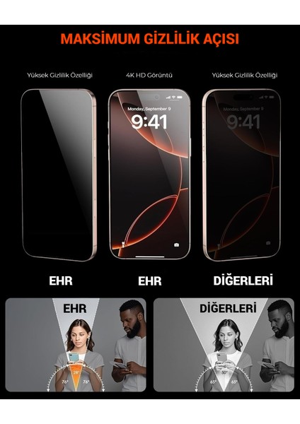 iPhone 15 Plus Otomatik Kolay Kurulum Aparatlı Toz Bırakmayan Hayalet Full Kaplayan Ekran Koruyucu Cam(2 Adet) modelleri