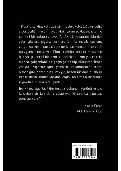 Sigortalar Attı - Sigorta Sektöründe Geçen Bir Ömrün Ilham Verici Hikâyesi - Ali Aktuğ fiyatları