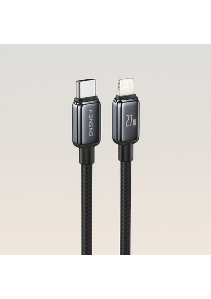 27W Iphone Type-C To Lightining Foneng Hızlı Şarj Kablosu 1 Metre 7 8 x Xr 11 12 13 14 Pro Max Plus