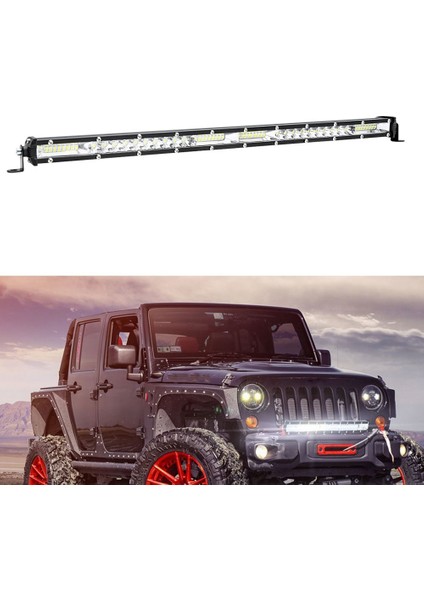 LED Işık Çubuğu Spot Taşkın Combo Işın Ince Tek Sıralı LED Sürüş Lambası Kapalı Yol Işıkları LED Çalışma Işığı - 20 Inç (Yurt Dışından) indirimleri