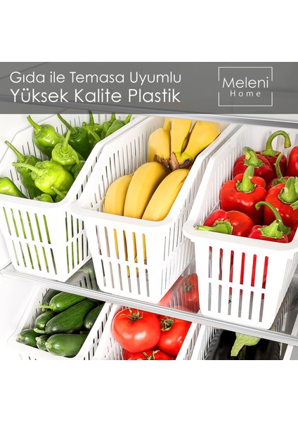 Buzdolabı İçi Sebze Meyve Düzenleyici Organizer 4 Adet fırsatları