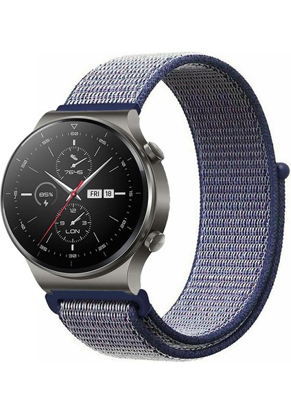 Huawei Watch Gt2 Pro Akıllı Saat Uyumlu Spor Kumaş Desenli Cırt Cırtlı Kordon Kayış