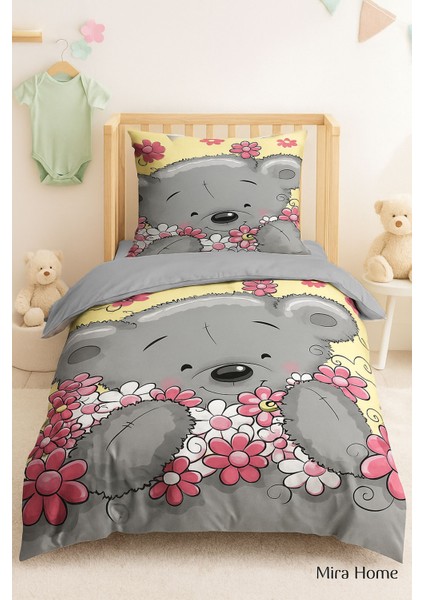 Yenidoğan Kız Bebek Nevresim Takımı 3D Pamuklu Flower fiyatları