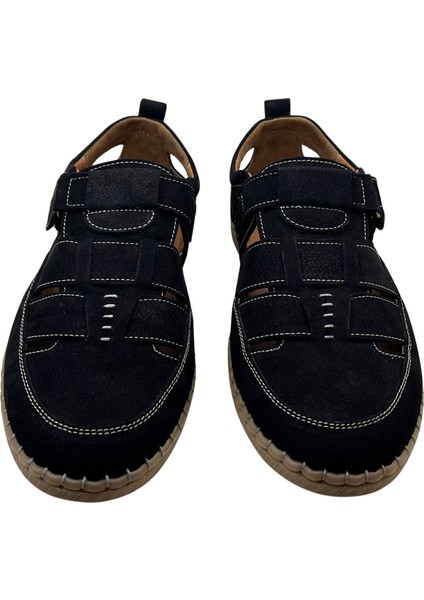 Deri Erkek Sandalet Yumuşak Comfort, Battal Boy 1253 modelleri